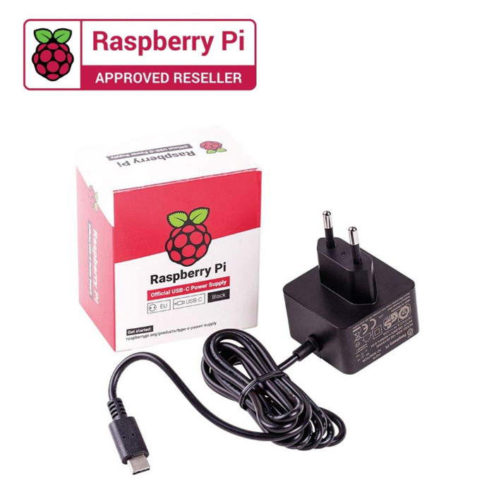 Raspberry Pi 15W Official Black Power Supply (EU)
