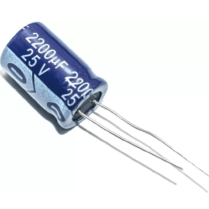 220µF 25V Electrolytic Capacitor (Pack of 5)