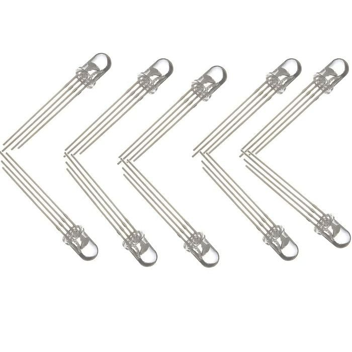 RGB LED (Common Cathode - Clear) (Pack of 10)