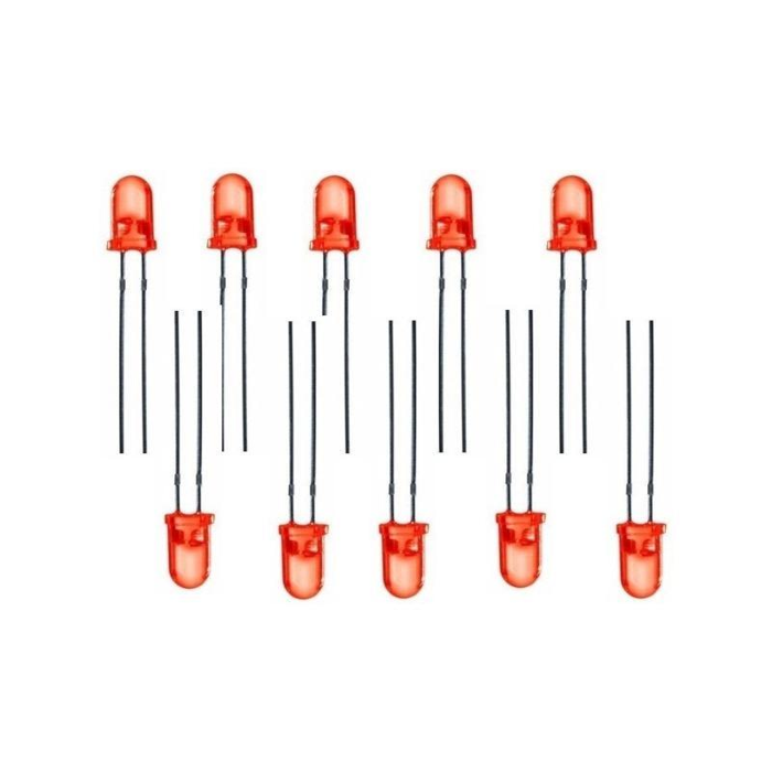 3mm Red Led (Pack of 10)