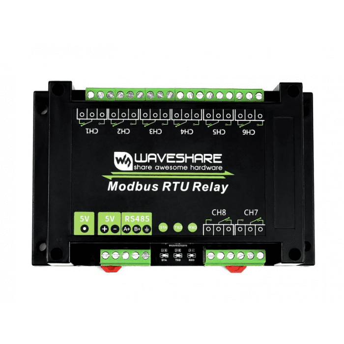 Waveshare Modbus RTU 8-channel Relay Module RS485