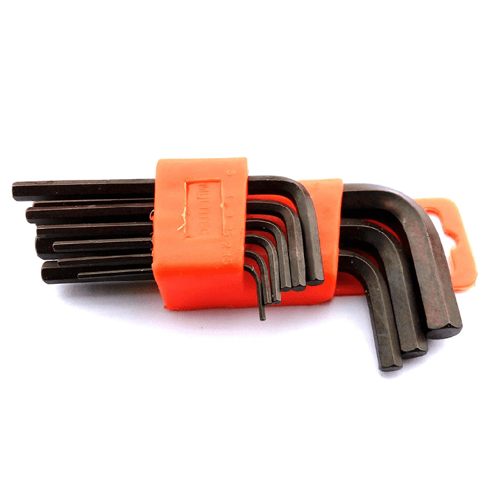 MULTITEC Hex Short Allen Key Standard Set 1.5-10 MM (Set of 9)