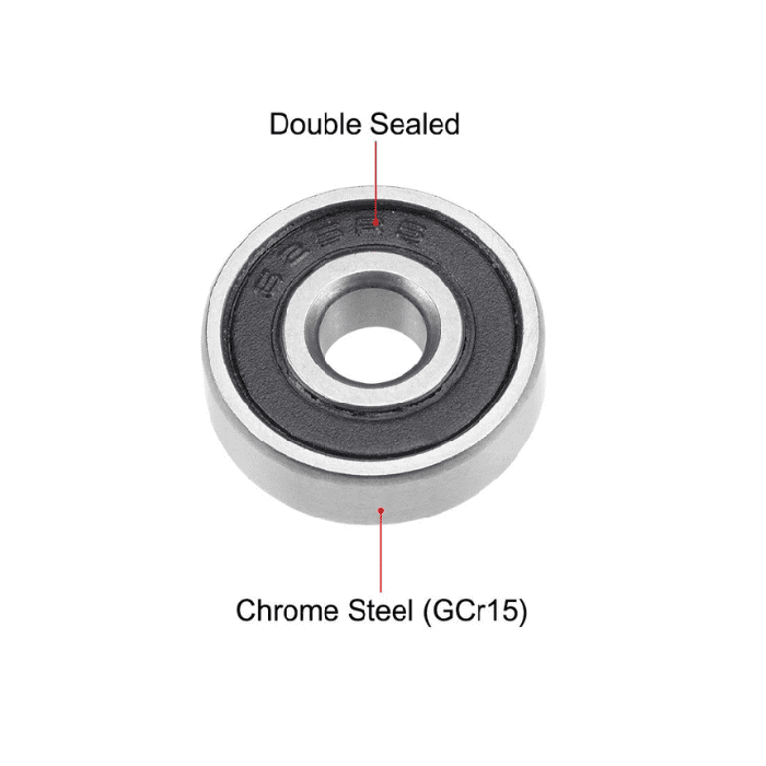 625-2RS Rubber Sealed Ball Bearing Miniature Bearing (5x16x5mm)