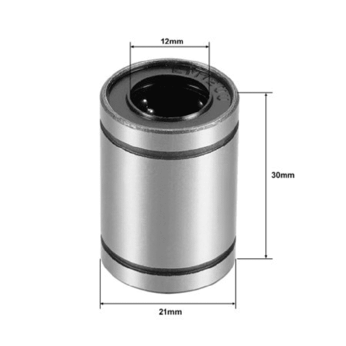 LM12UU 12mm Linear Motion Bearing for 3D Printer