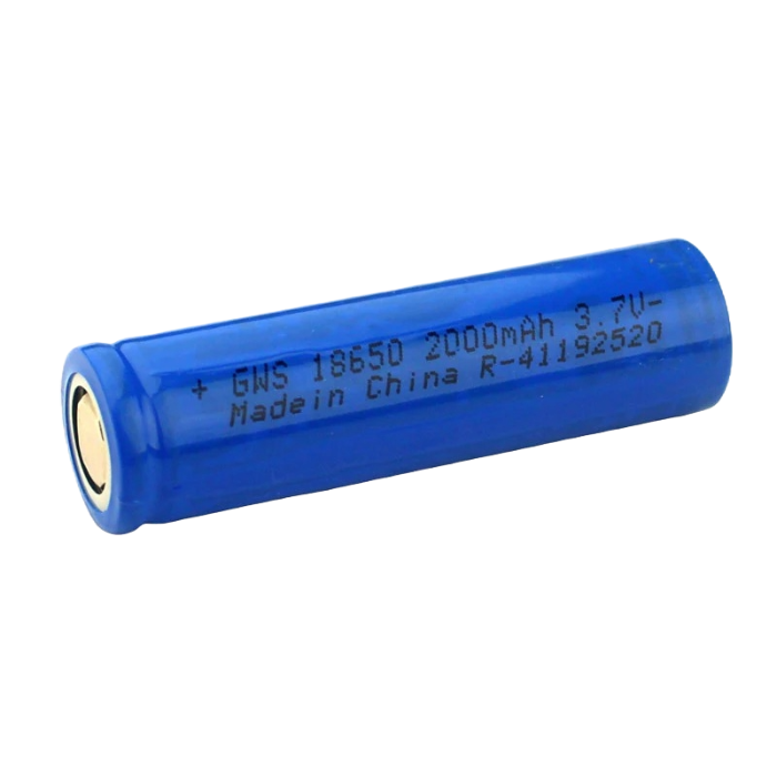 3.7v 2000mah 18650 Li-Ion Battery