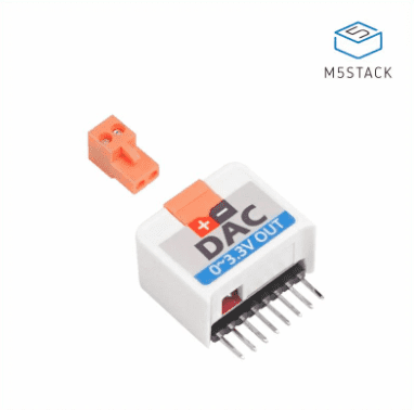 M5StickC Digital to Analog Convertor Hat MCP4725