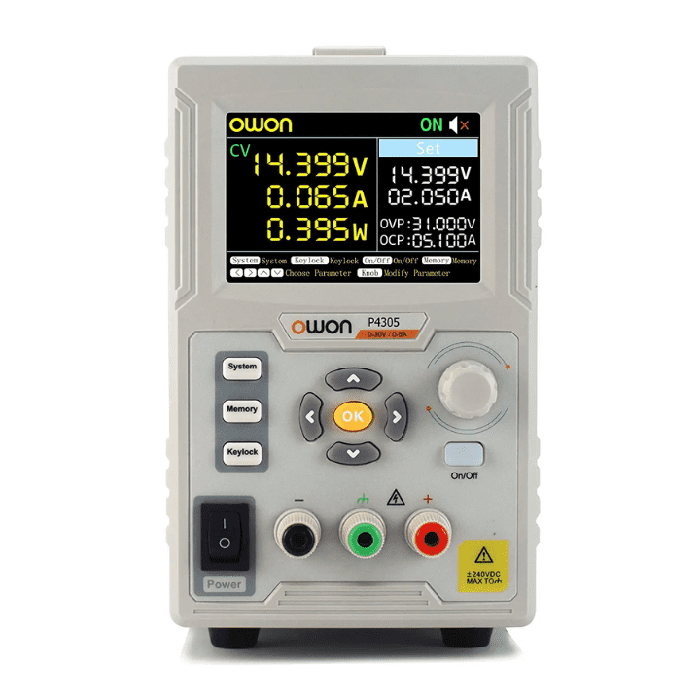 Owon P4305 30V 5A Programmable DC Power Supply