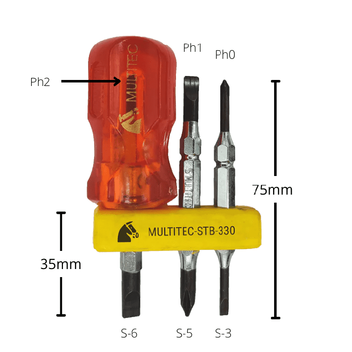 Multitec STB-330 Screw Driver Set