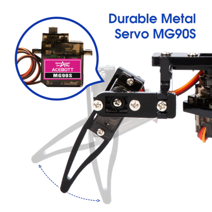 ACEBOTT ESP8266 Quadruped Bionic Spider Robot kit with Arduino IDE/ACECode(Scratch)