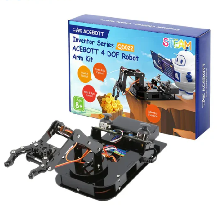 ACEBOTT ESP32 Programmable Robot Arm Kit for Arduino