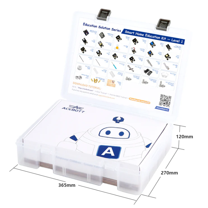 3-In-1 ACEBOTT ESP32 STEM School Smart Home Education Kit - Level 1 QE023