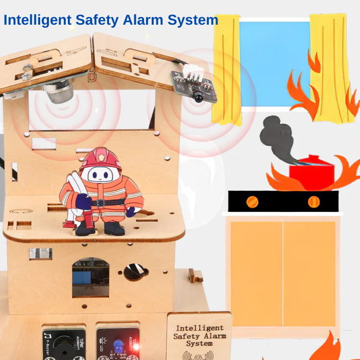 3-In-1 ACEBOTT ESP32 STEM School Smart Home Education Kit - Level 1 QE023