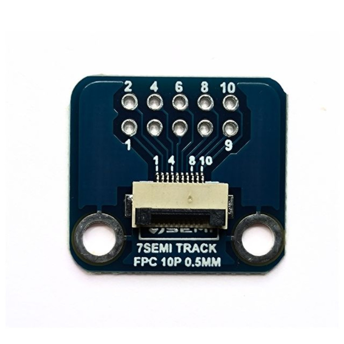 0.5mm FFC FPC Connector Breakout Board (10 Pin) -7Semi