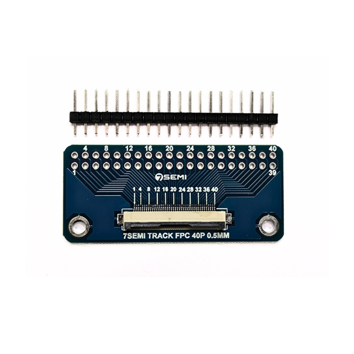 0.5mm FFC FPC Connector Breakout Board (40 Pin) -7Semi