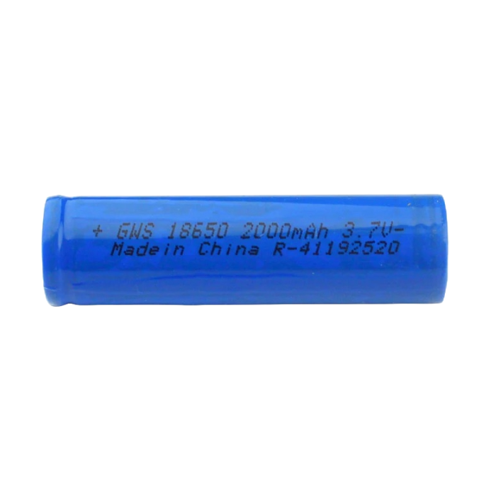 3.7v 2000mah 18650 Li-Ion Battery