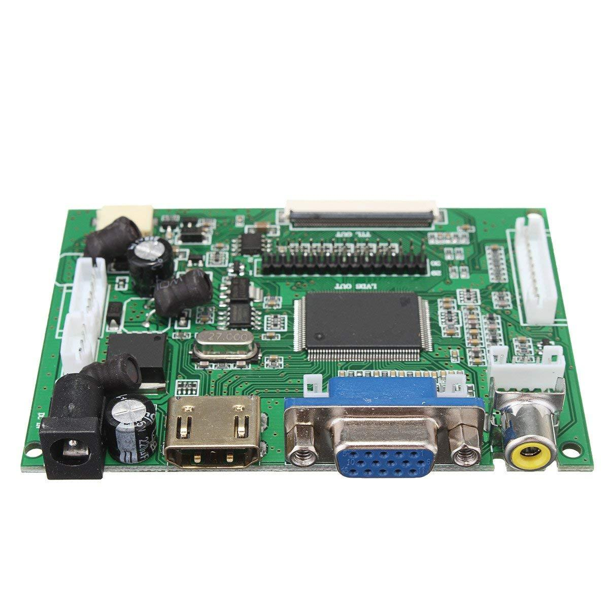 7inch Raspberry Pi LCD Touch Screen Display with Kit HDMI VGA Input Driver Board