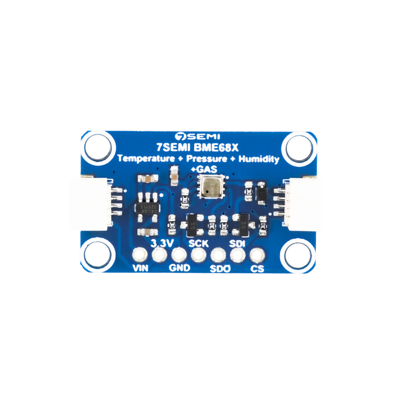 7Semi BME680 Temperature, Humidity, Pressure & Air Quality Sensor Breakout with Qwiic Interface