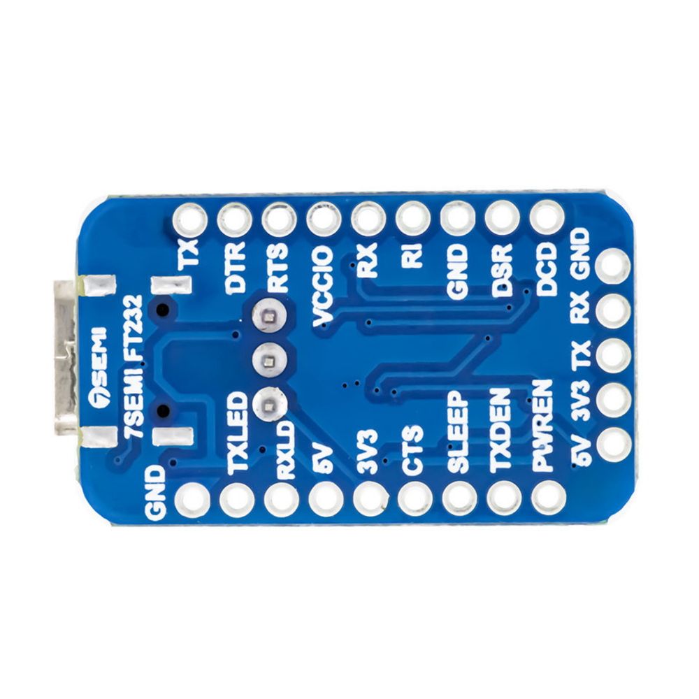 7Semi FT232 USB-C To UART TTL Communication Module