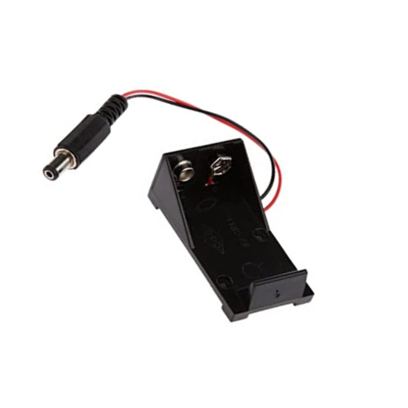 9V Battery Case with DC Jack