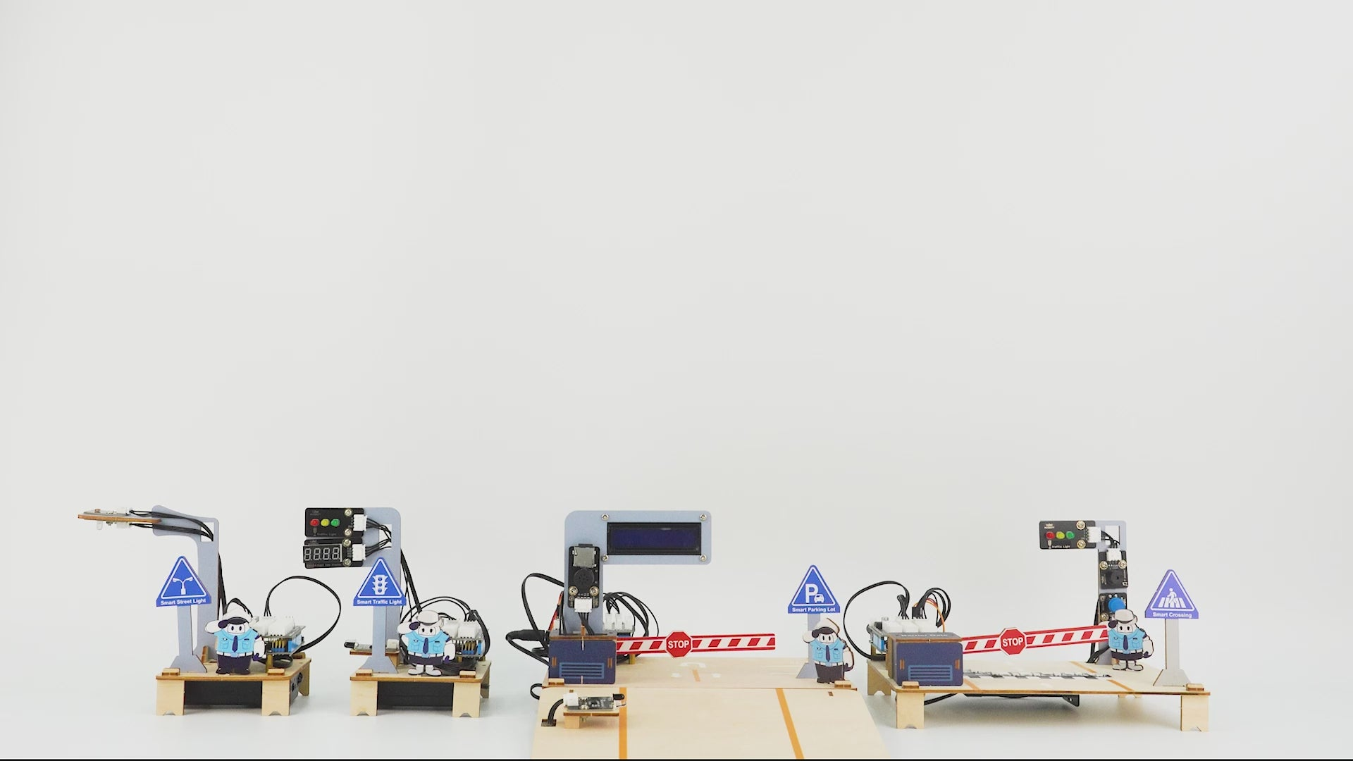 ACEBOTT ESP32 Intelligent Transportation STEM Kit Compatible With Arduino