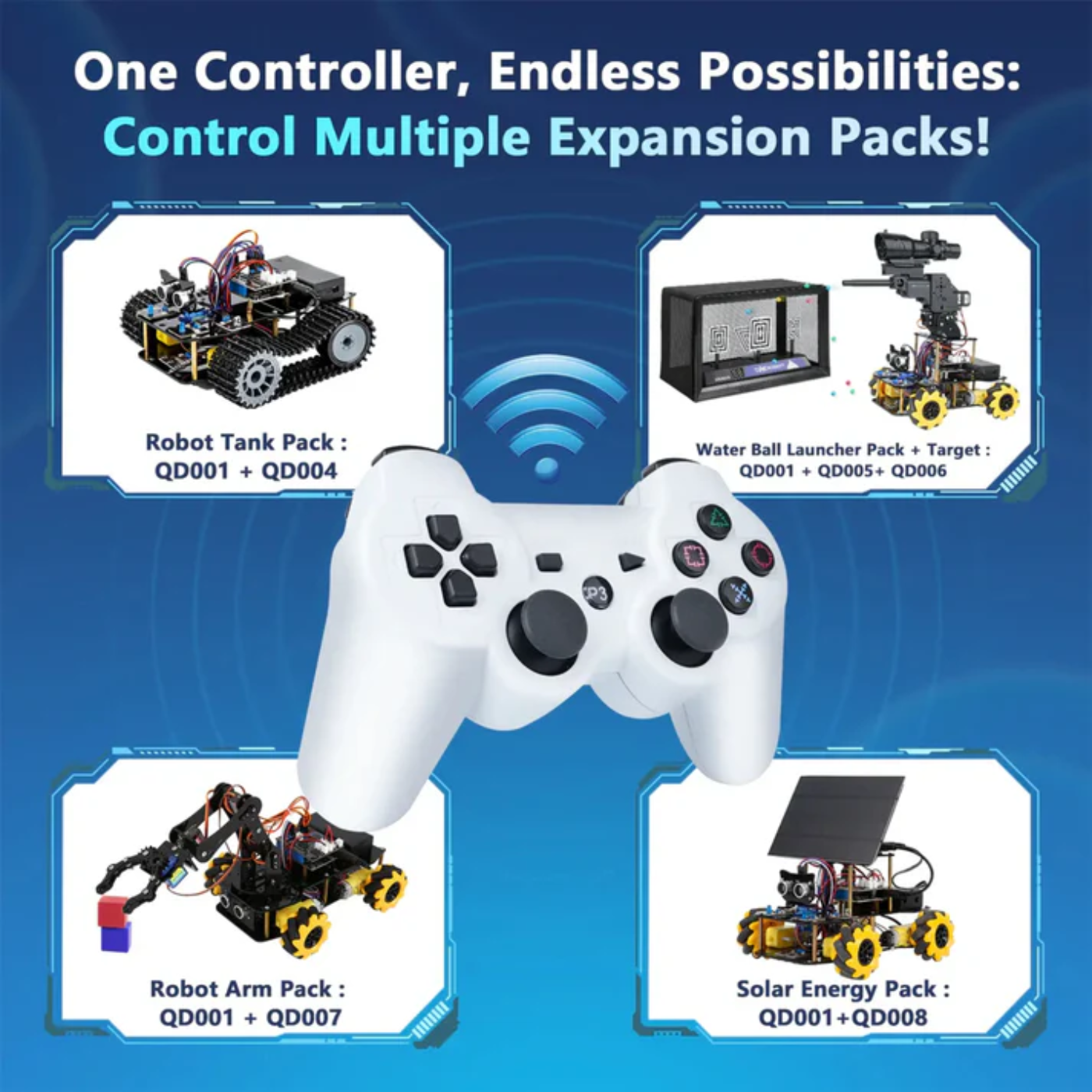 ACEBOTT Wireless Controller for Robot Car kit with Bluetooth Controller Expansion Pack