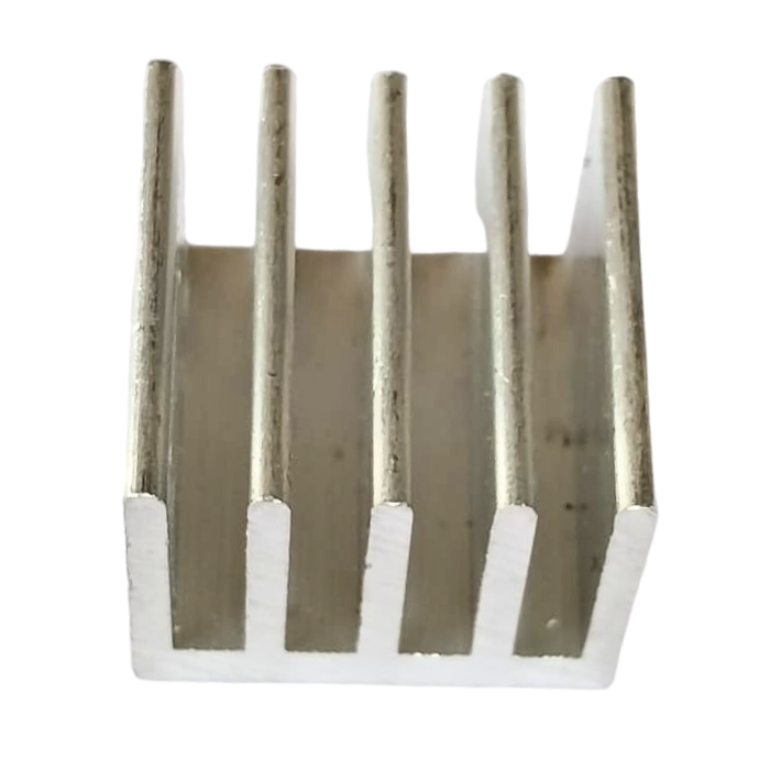 Aluminium Heatsink 19mmx19mmx15mm Silver Tone