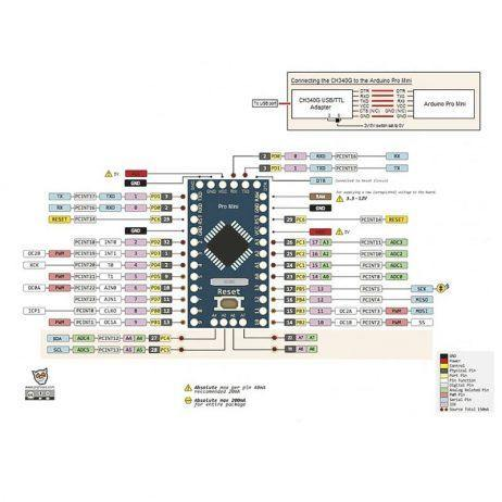 Arduino Pro Mini 5V 16MHz ATMEGA328P compatible
