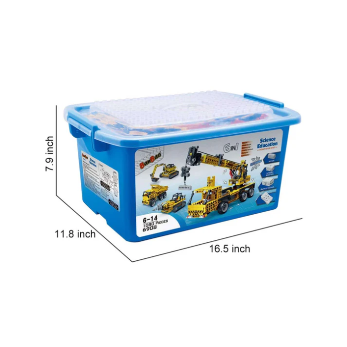 BanBao 6 in 1 Infrared Remote Control Building Blocks - Stem Robotic Kit for Kids