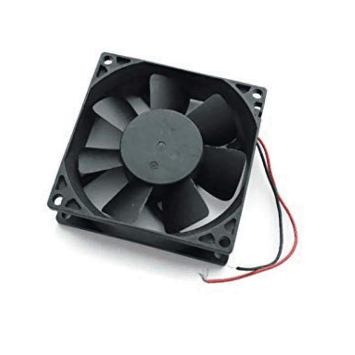 Combo of W1209 Digital Thermostat Temperature Controller with 12V 2AMP Adapter, 12V DC 0.15A Fan, DC female Jack/Splitter and Alligator Clips