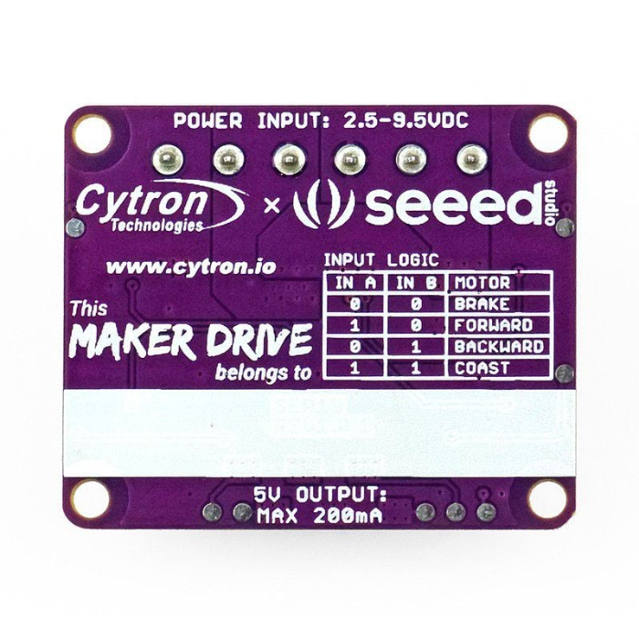 Cytron Maker Drive H-Bridge Motor Driver for Beginner