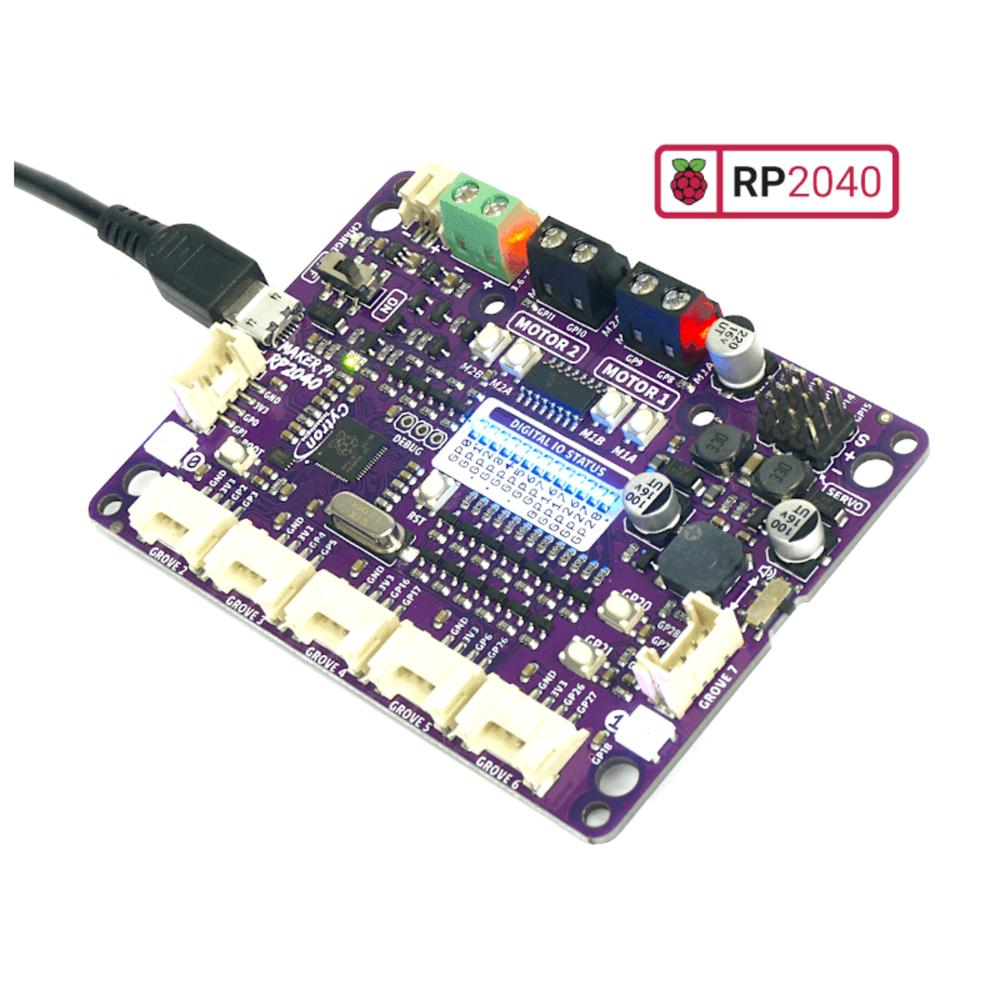 Cytron Maker Pi RP2040 – Robotics Controller Board with Raspberry Pi