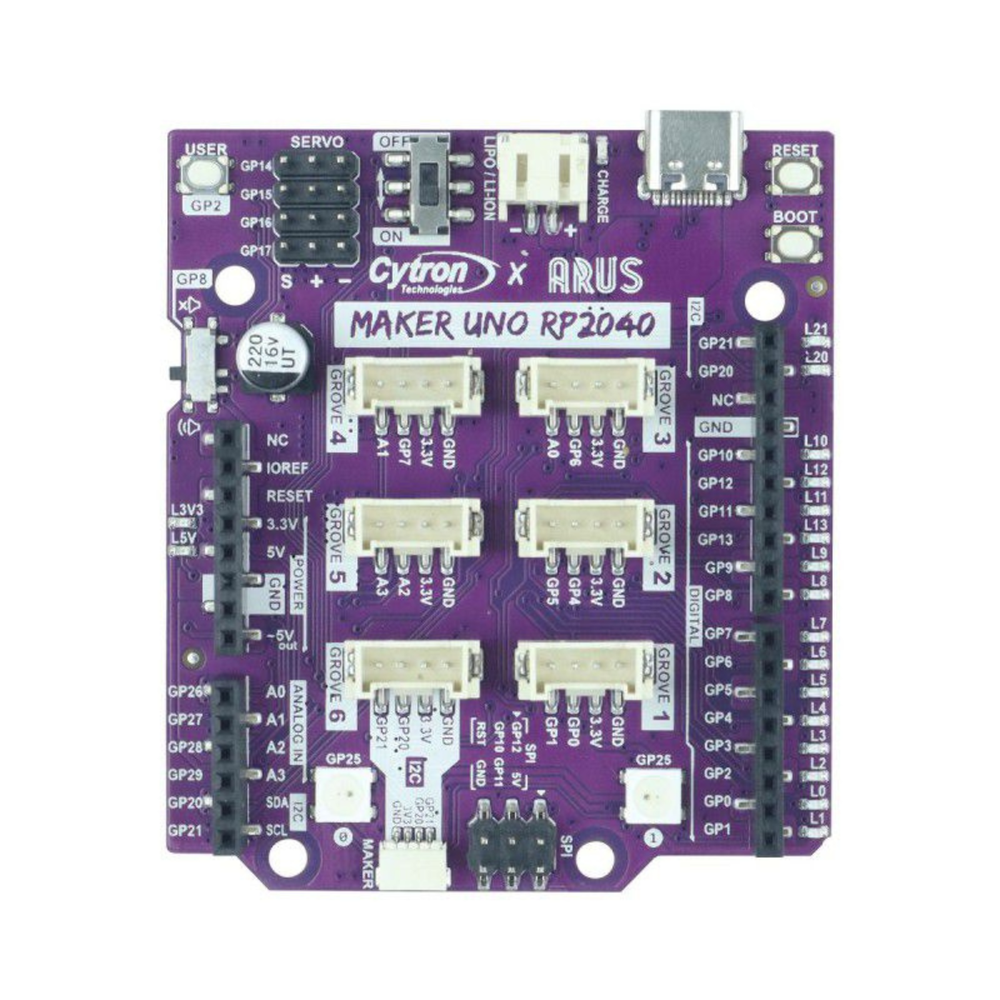 Cytron Maker Uno RP2040 Development Board