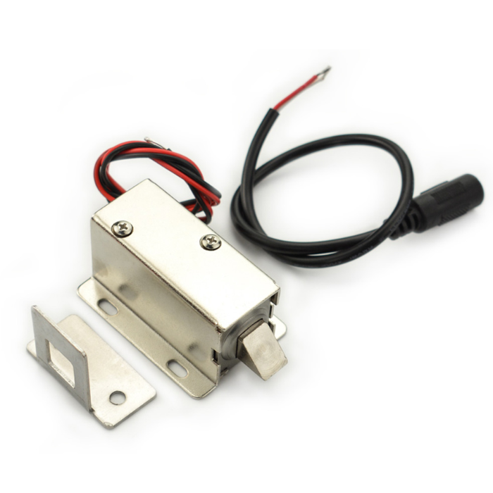 DFRobot 12V Inclined Electromagnetic Door Lock with Connector
