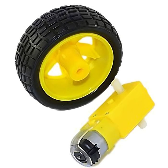 Dual Shaft BO Motor with Wheel (4pcs)