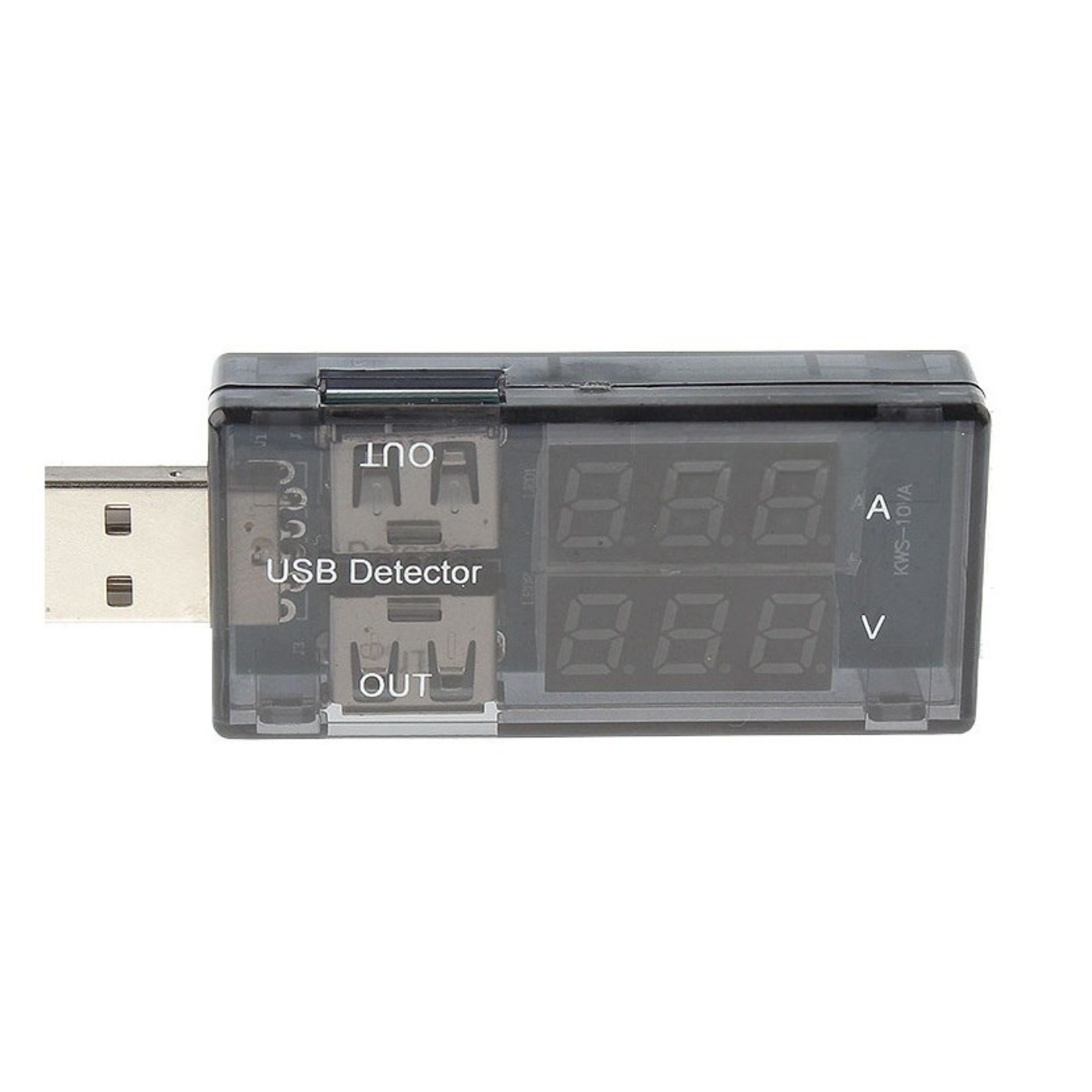 Dual USB Current Voltage Ammeter Tester