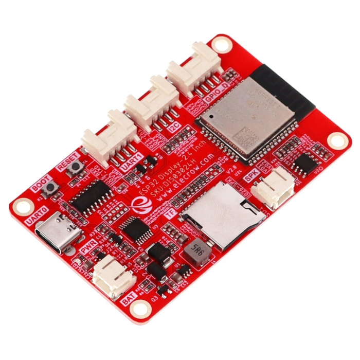 ELECROW 2.4inch ESP32 HMI 320x240 SPI TFT LCD Touch Screen compatible with Arduino/LVGL/PlatformIO/ Micropython