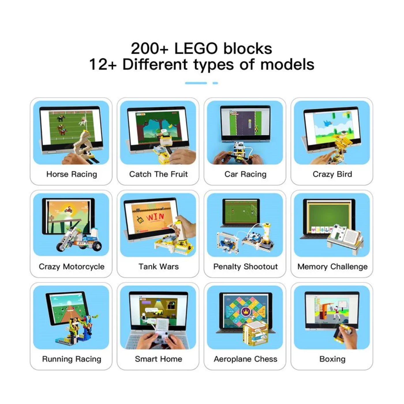 Elecrow - Crowbits-Creator Kit Based on Arduino, 12-in-1 STEM Toy for Kids