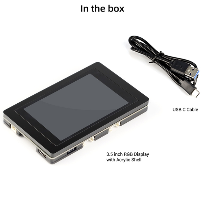ELECROW ESP32 Terminal–with ESP32 3.5 inch parallel 480×320 TFT capacitive touch RGB display(RGB by chip ILI9488)