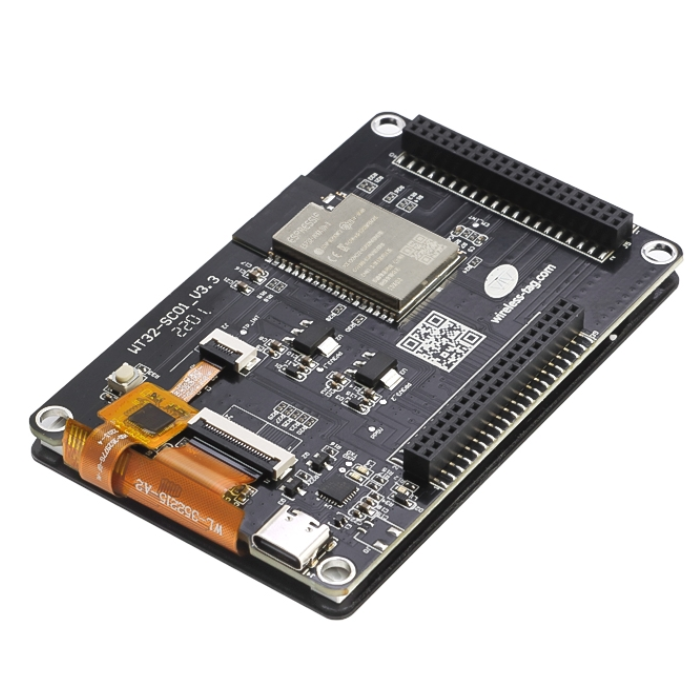 ELECROW ESP32 WT32-SC01 Development Board with 3.5in 320×480 Multi-Touch capactive Screen, Bluetooth & WiFi
