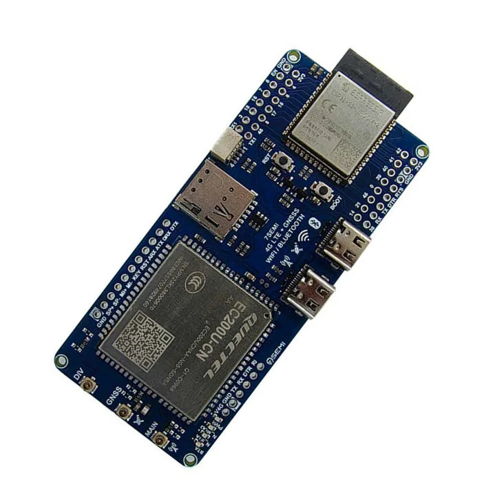 ESP32-S3 EC200U 4G LTE Cat-1 GNSS WiFi Bluetooth IoT Modem - 7Semi