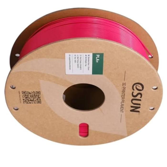 eSun 1.75mm 1kg PLA+ 3D Printing Filament Magenta Color