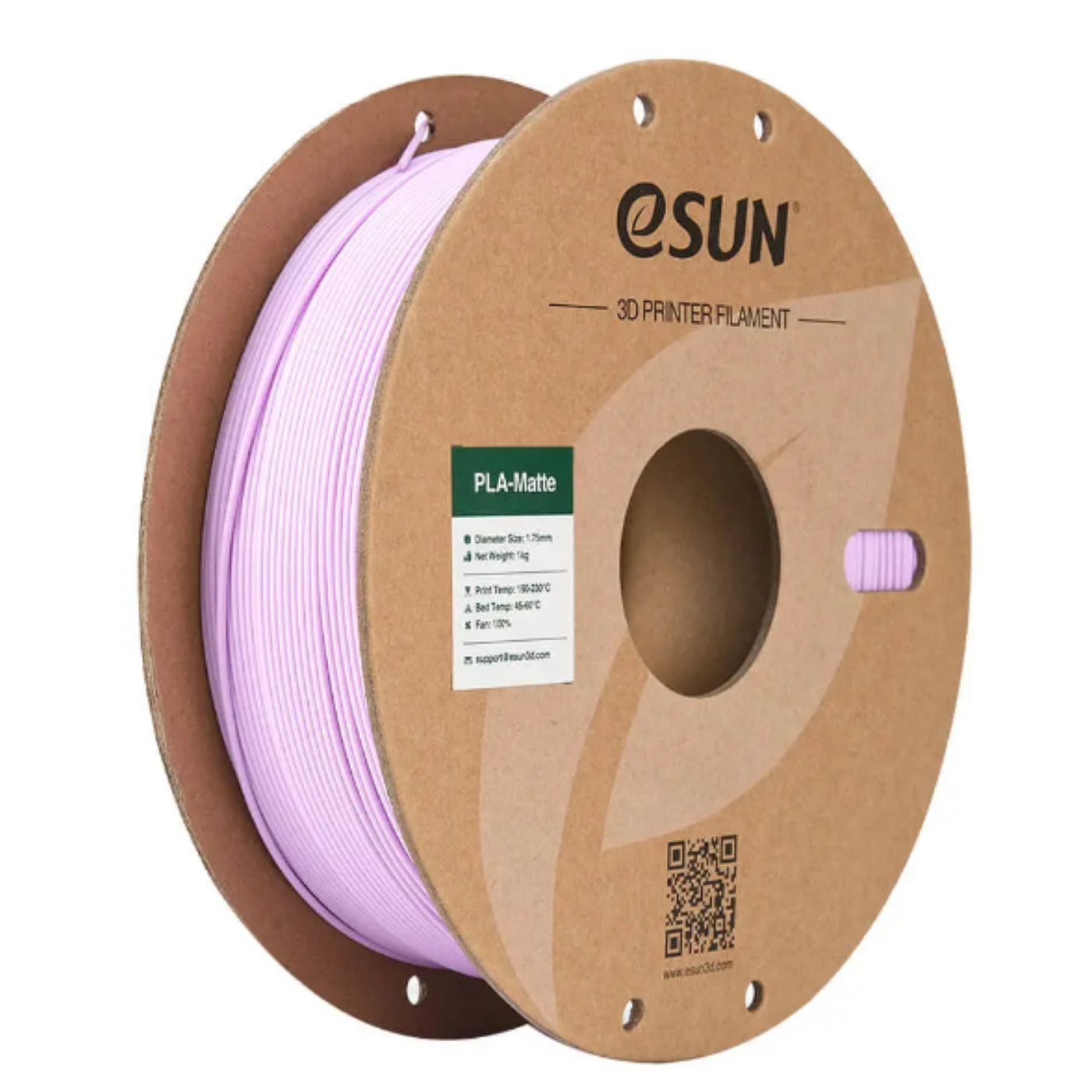eSun 1.75mm 1kg Roll PLA-Matte Filament Lilac Color