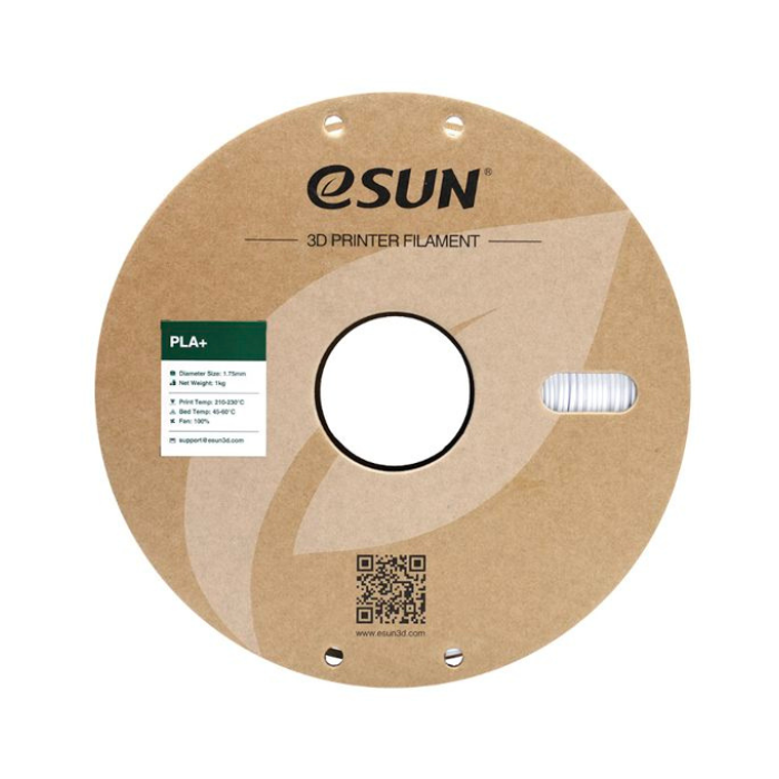 eSun 1.75mm PLA+ 3D Printing Filament 1kg Cold White Color