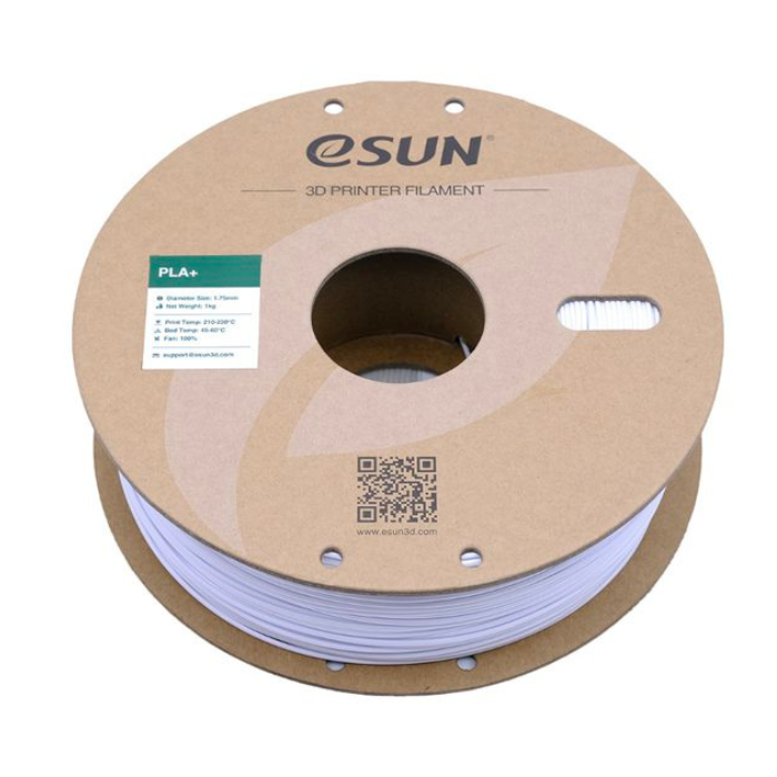 eSun 1.75mm PLA+ 3D Printing Filament 1kg Cold White Color