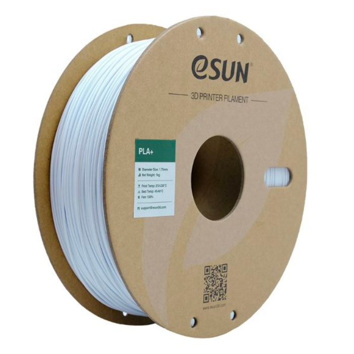 eSun 1.75mm PLA+ 3D Printing Filament 1kg Cold White Color