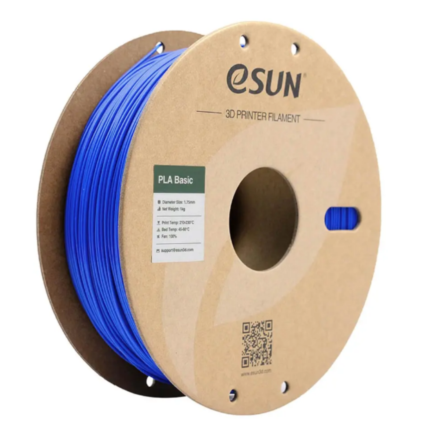 eSun 1.75mm PLA-Basic 1kg 3D Printing Filament Blue Color