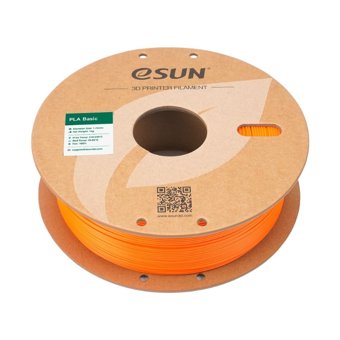 eSun 1.75mm PLA-Basic 3D Printing Filament 1kg orange Color
