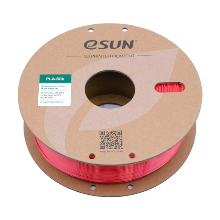 eSun 1.75mm PLA-Silk Filament 1kg/roll Red Color