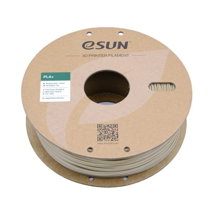 eSun PLA+ 1.75mm 3D Printing Filament 1kg Bone White Color