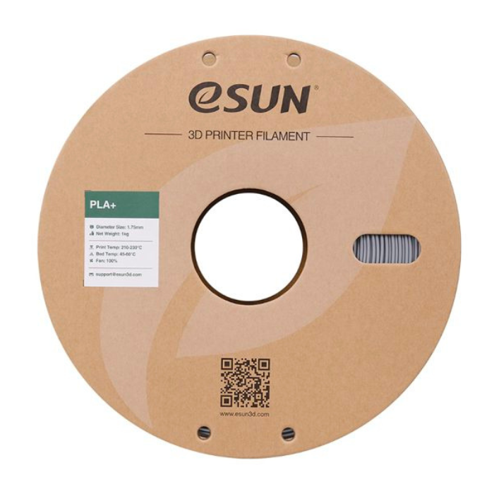 eSun PLA+ 1.75mm 3D Printing Filament 1kg Silver Color